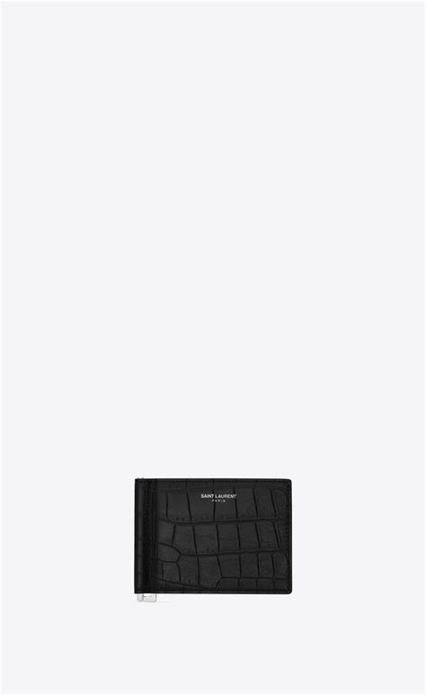 saint laurent bill clip wallet|paris bill clip wallet.